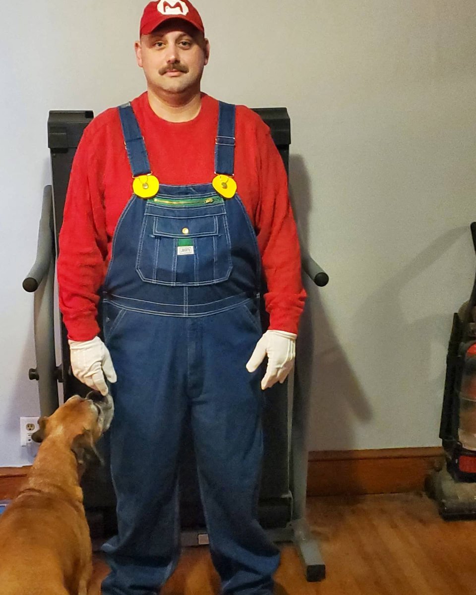 ffchef's tweet photo. @MugsTV  me as mario https://t.co/yb28iNLtnT