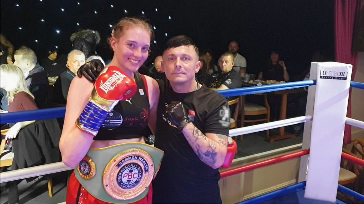 1chrisboyle's tweet photo. Makes it worthwhile seeing the smiles after a tough ten round round championship fight @BoxerCoulson https://t.co/z5XFGeO0cL