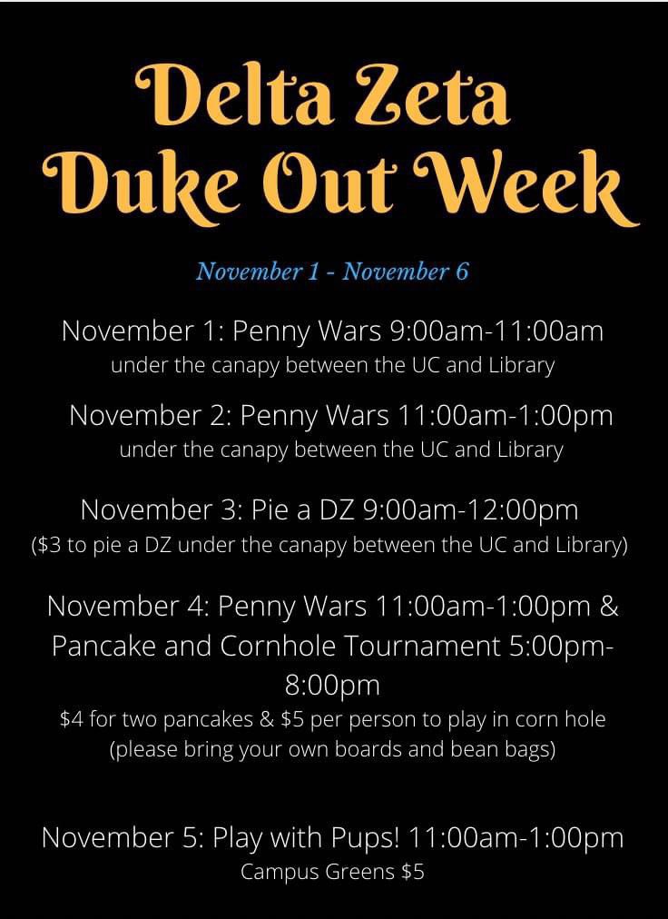 AngeloGreekLife's tweet photo. Make sure to stop by and see our DZ ladies this week!!💕 https://t.co/2vec5XniOb