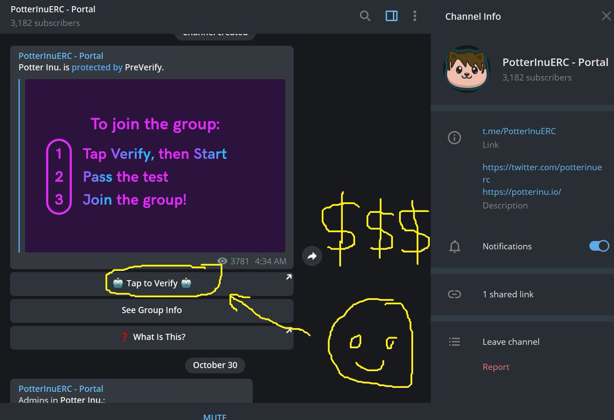 ManilaMax1's tweet photo. Just bought a bag of #POTTERINU!🤑
Send it!🚀🚀🚀

Find it here!
https://t.co/kAUBqJ7XY5

✉️https://t.co/xZKWjbYXsv

#POTTERINUARMY #DeFi #ETH #Crypto #Dextools #Uniswap https://t.co/gkGRlXmwSn
