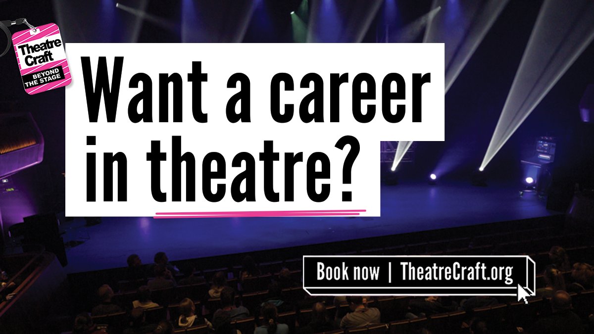 Are you 16-30 and interested in a career in theatre?

<a href="/TheatreCraft/">TheatreCraft</a> - the UK's largest free event for anyone interested in off-stage roles in theatre - takes place online this month!

Book your free place and join the event from 9:30am on November 22: bit.ly/3w1ULEC #Ad