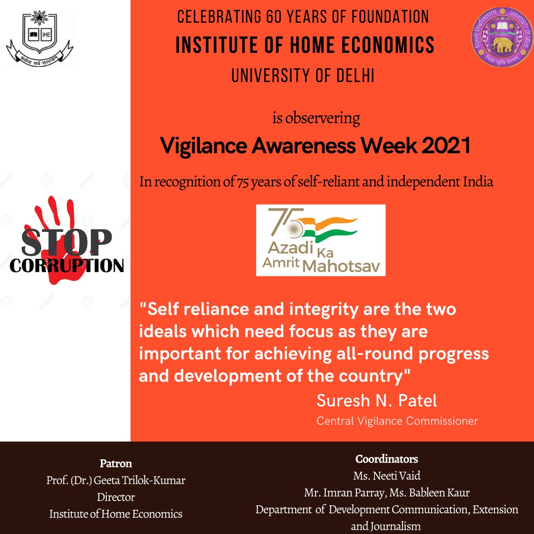 Iheofficial61's tweet image. Stop corruption! #vigilanceawarenessweek2021