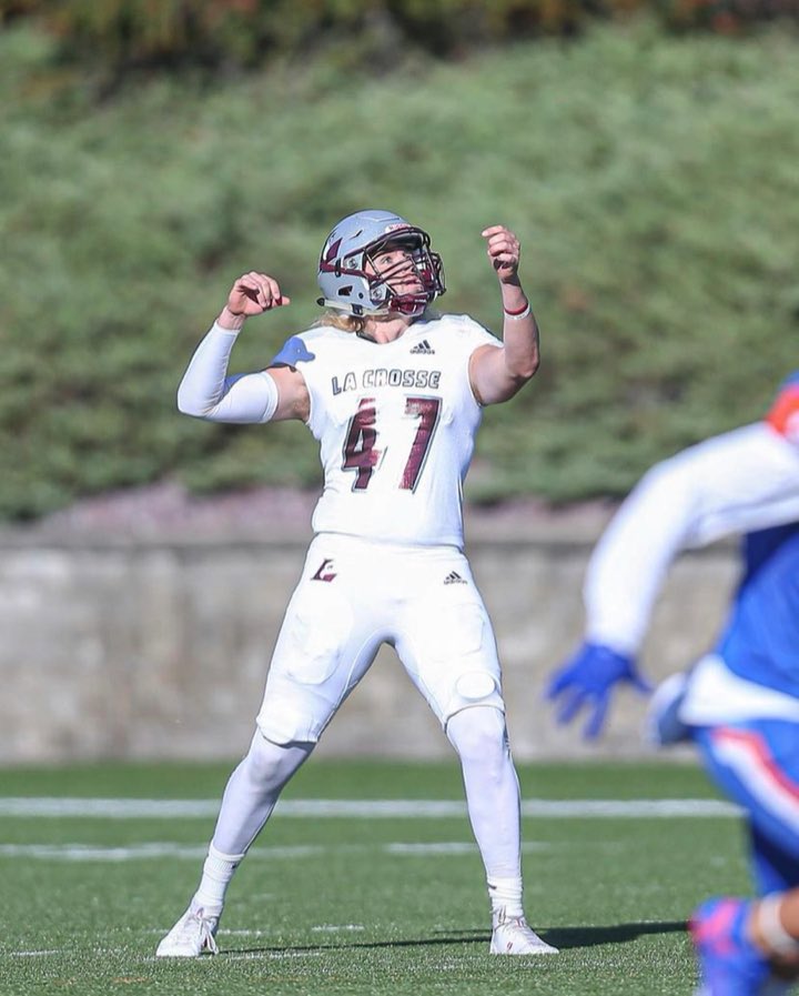 CFB247's tweet photo. Sean Parker
Wisconsin-La Crosse, Punter 2018-2021 https://t.co/yh7CC7awvO