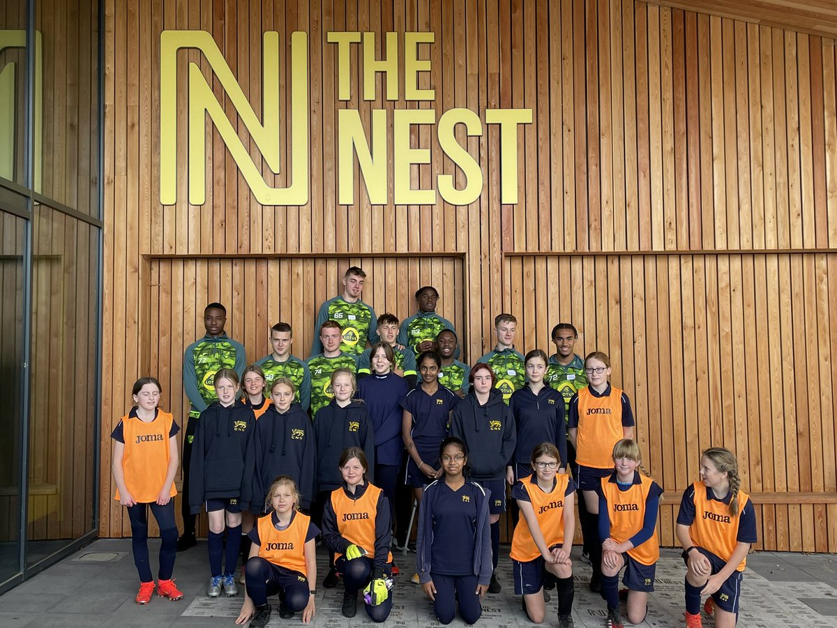 The Y7 girls having a fab time <a href="/TheNestCSF/">The Nest</a> in the <a href="/OrmistonEast/">Ormiston Acads East</a> tournament run by the <a href="/NorwichCityFC/">Norwich City FC</a> scholars ⚽️ @cns_school