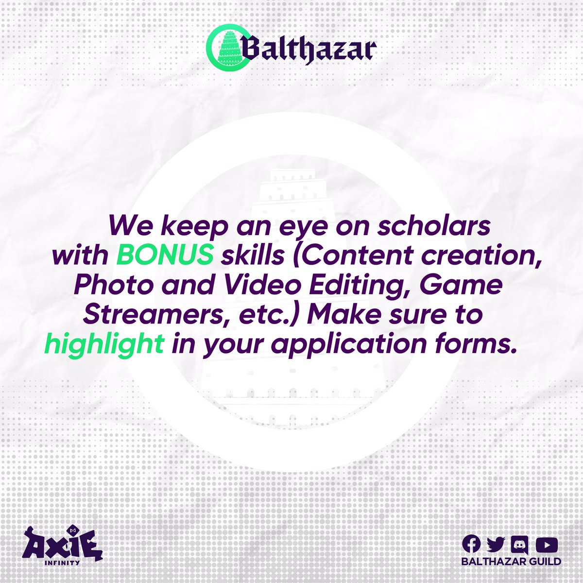 getrealtoken's tweet photo. 🗣 Why join Balthazar Guild?

#AxieInfinity
#BalthazarGuild https://t.co/H1mmynRF4A