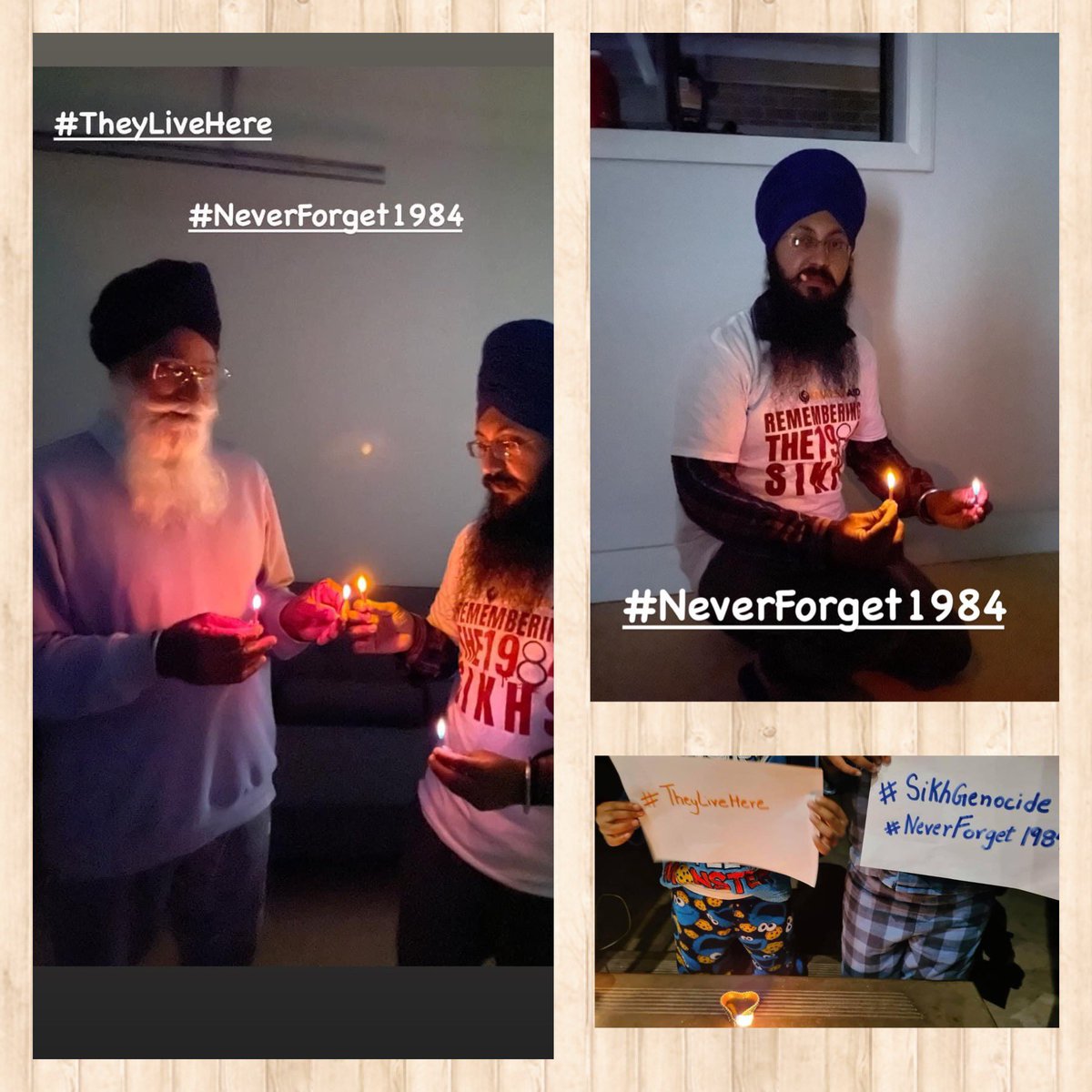 KhalsaAid_AU's tweet photo. Lighting candles in remembrance of #1984SikhGenocide https://t.co/qffqKHSHlU