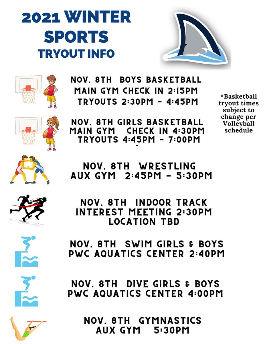 colganathletics's tweet photo. WINTER SPORTS TRYOUTS one week from today, Monday Nov 8th.  Completed physical &amp; concussion training required to tryout.  All information can be found at https://t.co/oexPIOHYwX  
@ColganHoops @ColganGirlsBB @ColganWrestling @ColganSwim @ColganXC_TF @ColganGymnastic https://t.co/BsxhyO7kuD