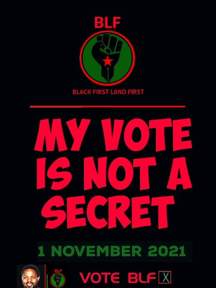 ZaneleLwana's tweet photo. Black people got vote for change!! #VoteForYourLife #VoteBLF #LGE2021 https://t.co/vVIXDTpMlu