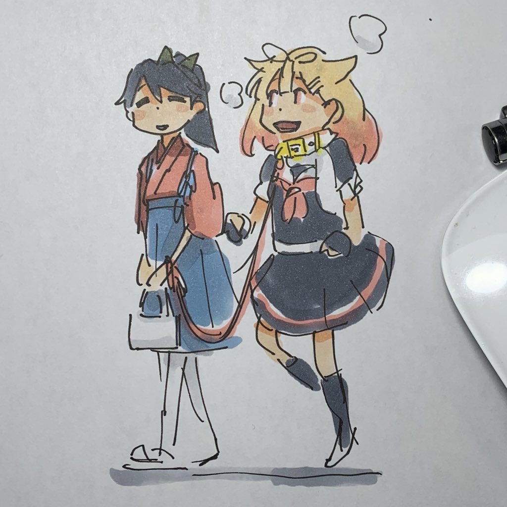 夕立(艦これ) ,夕立改二 「ぽいぬでも再掲するか 」|ひじからのイラスト