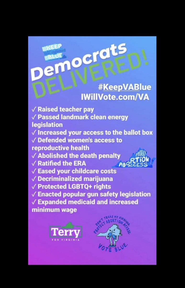 Step 1: Share #DemsDeliver and Tweet at VA friends to ask if they Voted OR Plan To Vote to #KeepVABlue and #DontTexasVirginia on Tuesday, 11/2!
Step 2: Ask them to share with 5+ more VA Friends! 
Step 3: Include helpful links like iwillvote.com &amp; linktr.ee/KeepVABlueCrew