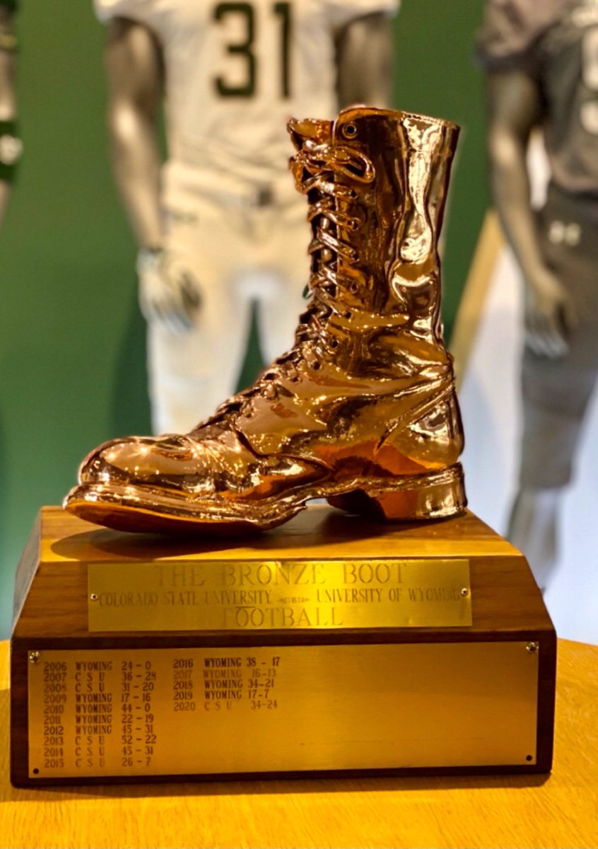 AggiesToRams's tweet image. This is the only post I will make on social media all week. The only thing that matters is to keep this boot where it belongs. Beat the Pokes!!!! @CSUFootball