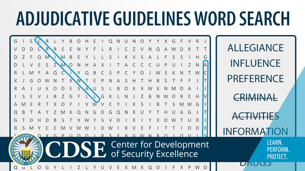 TheCDSE's tweet photo. Word searches are a simple and fun way #CDSE uses technology to help continue to build awareness on #PersonnelSecurity. #LearnPerformProtecthttps://www.cdse.edu/multimedia/games/wordfind/pv/game-01.html https://t.co/ji3fxKSd1a