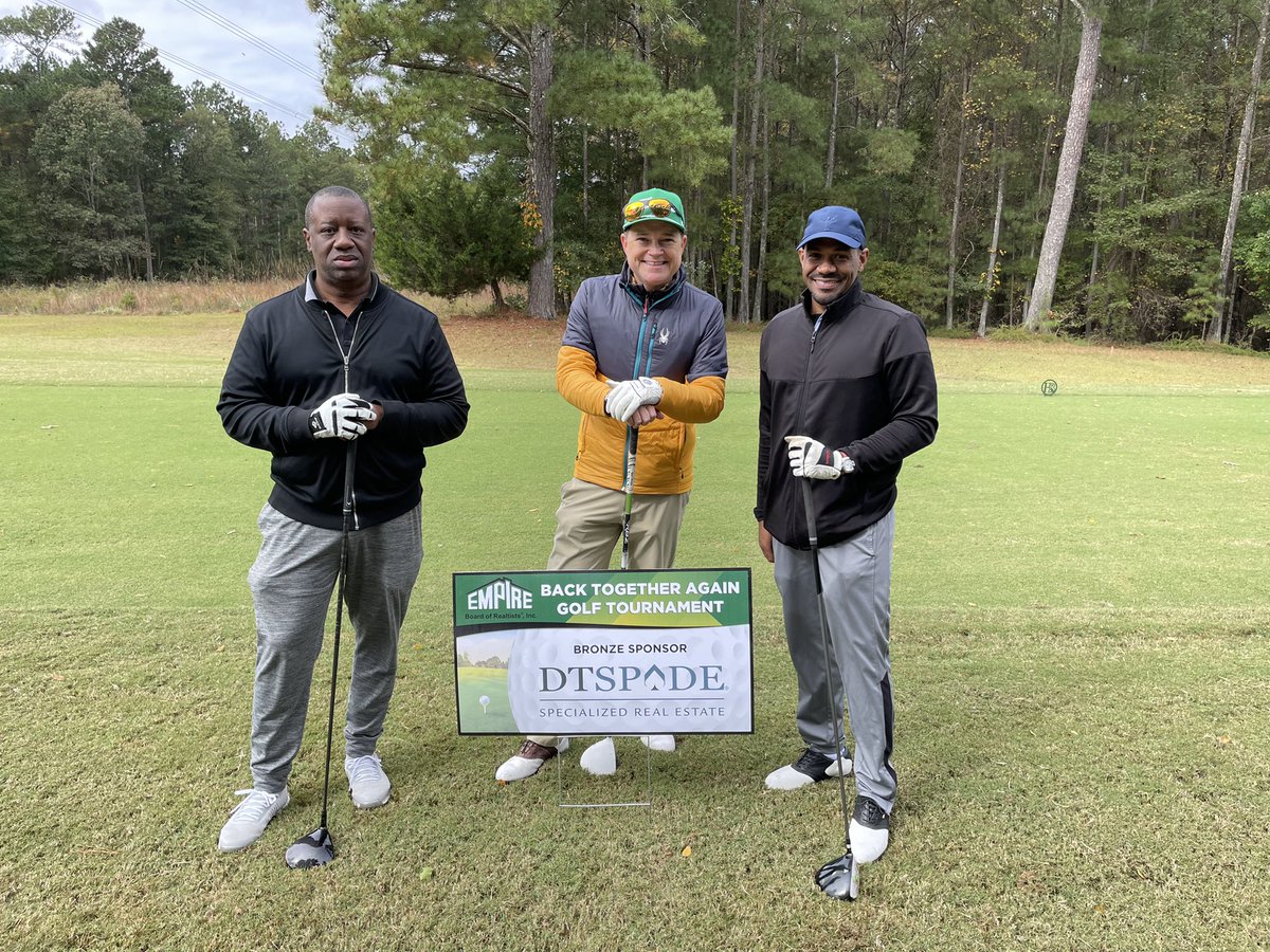 dtspade's tweet photo. Enjoyed the morning at the @empireboardatl Golf Tournament - proud to sponsor this great event and support a worthy cause! #FindYourPlace https://t.co/B7rkeuo1Ig