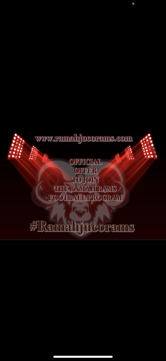 onlyanthony03's tweet photo. Blessed to receive an offer from the rams ❤️🐏@RawlinsonBakari https://t.co/qelgk6CYTt