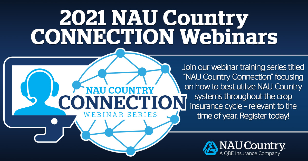 naucountry's tweet photo. Join us Wednesday, November 3, 2021, at 10:30 a.m. (CDT) for our NAU Country CONNECTION webinar series on EASYmapping® Custom Views enhancements. Learn more at https://t.co/mpbVMGwK1S.
#NAUCountry #QBENA #CropInsurance #Farmers #Agriculture #Training #EASYmapping https://t.co/EDSidMeBh8