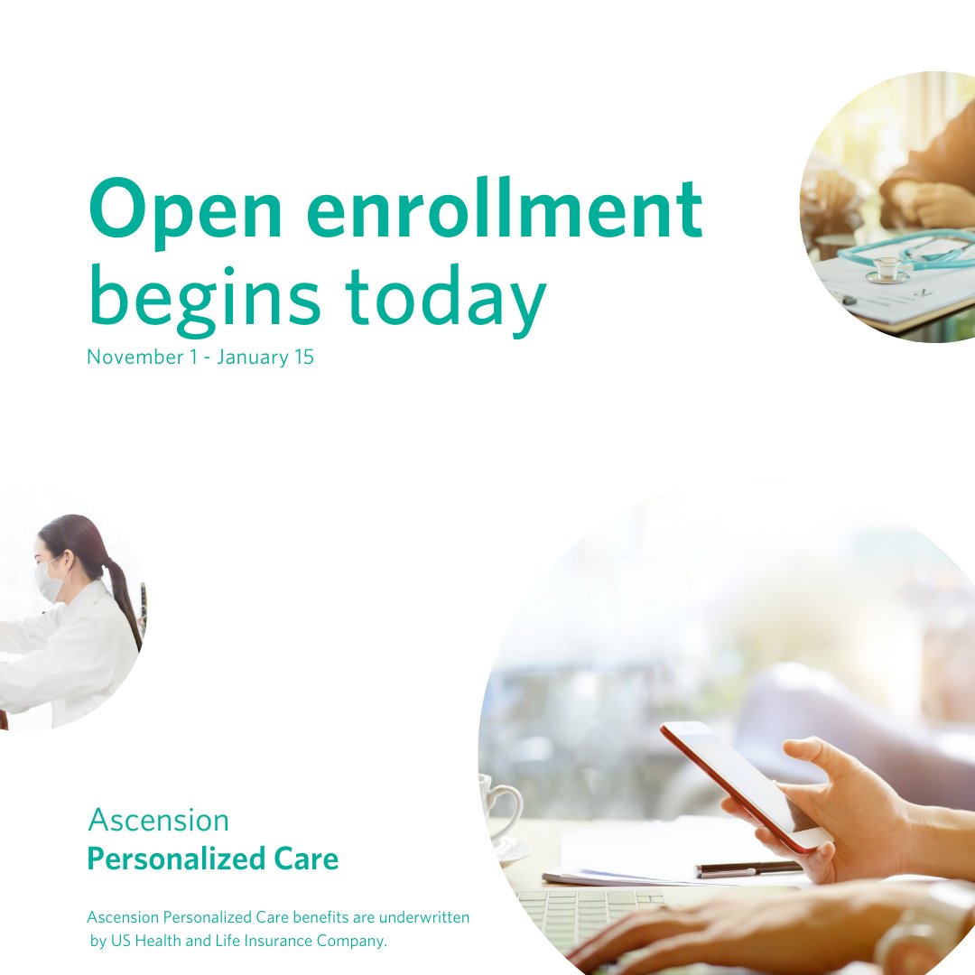 AscPersonalized's tweet photo. Open Enrollment begins today. https://t.co/gKbBFL1k6q