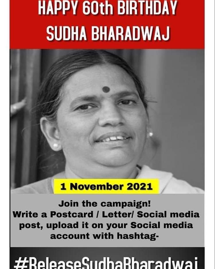arpitayodapress's tweet photo. #ReleaseSudhaBharadwaj https://t.co/x3VReqCAGc
