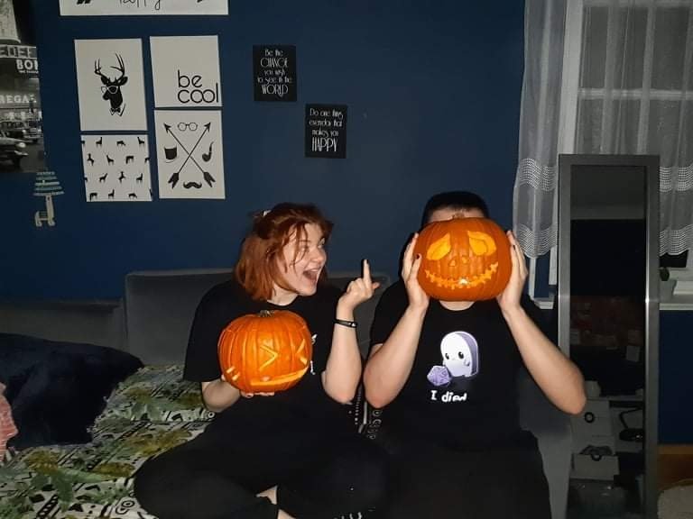 my Halloween photoshoot with bf I think we nailed it