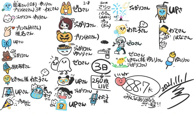 /
💘TikTokLIVEありがとうございました!
\
いいねしてくれた方!DMでスクショを送って頂きましたら、ゆる絵送ります〜🎁✨ 