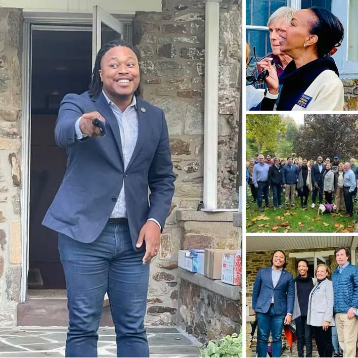 Tiffany4Judge's tweet photo. Thanks for traveling out to Bucks County yesterday @malcolmkenyatta and giving such an inspiring speech for the @lmtdemocrats GOTV Day!  

Sign up to help #TeamTiffany these last 2 days! Let's make history! ⤵️ 
https://t.co/3ogAIgTGNI

#BucksCounty
#Election2021
#GOTV https://t.co/QP0NsLpK5h