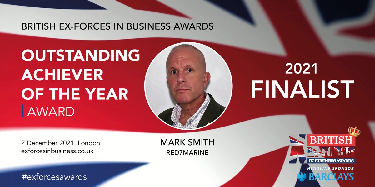 Red7Marine's tweet photo. Delighted to announce that Mark Smith our Head of QHSE and Business Improvement and Rob Arnott, Marine Superintendent at Red7Marine have both been shortlisted in the @exforcesawards.

We are extremely proud and look forward to the Awards ceremony in December.🎉

#ExForcesAwards https://t.co/c3o7qhzAka
