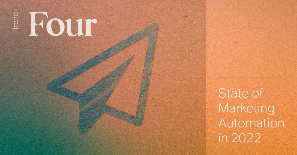 Tools like HubSpot, Mailchimp, and Pardot will be worth the investment — but which is best for your company?

Check out our fourth trend to help answer that question, and access the full trends guide by clicking here: bit.ly/3lWMvCm

#TrendAhead #2022Trends
