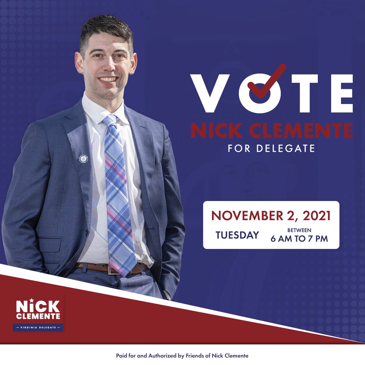 Tomorrow is Election Day!
Vote at your normal polling location TOMORROW, November 2nd, from 6am to 7pm. Find your polling location and the answer to any other voting questions here: bit.ly/3uhXx7U.