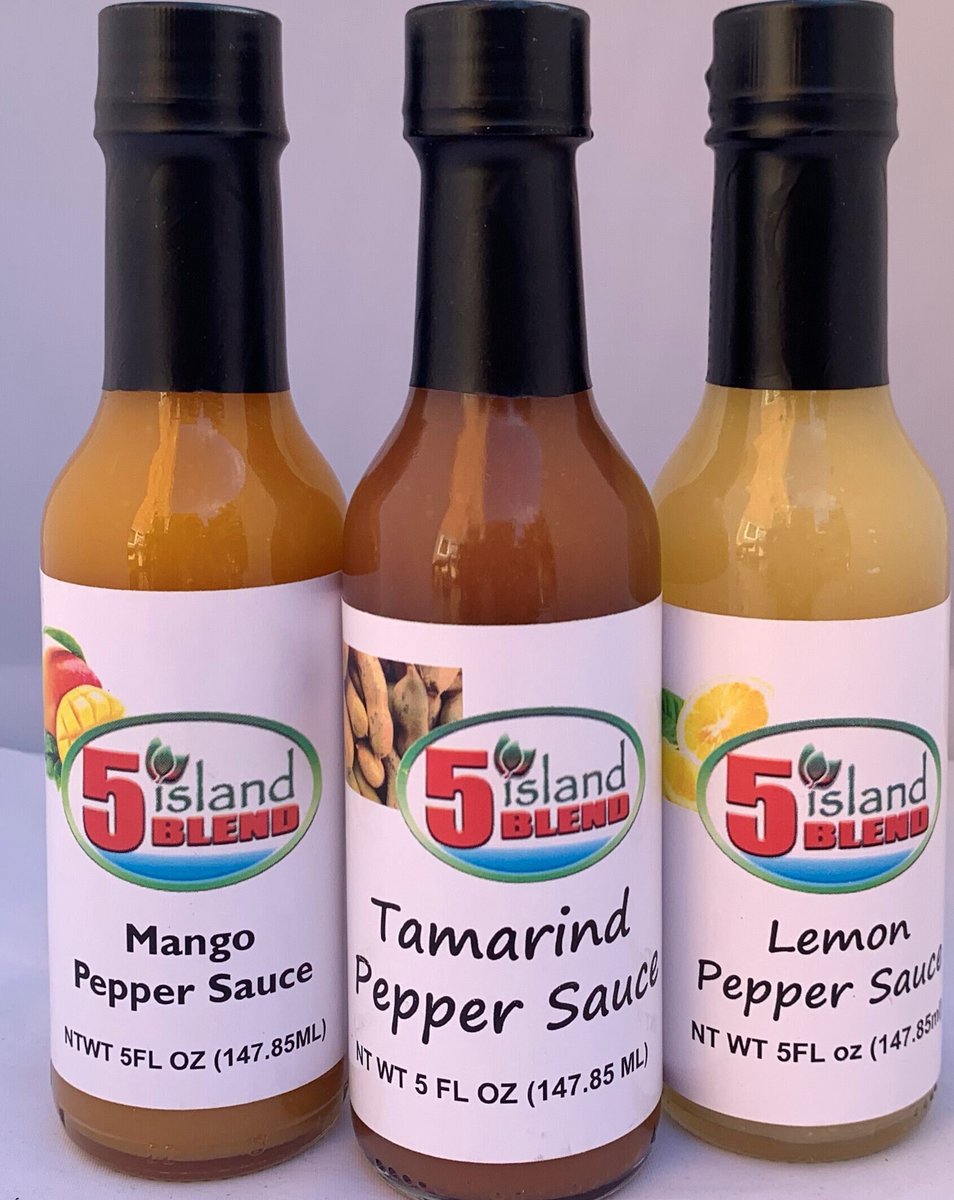 Spice up your holidays with 5 Island Blend exotic sauces.