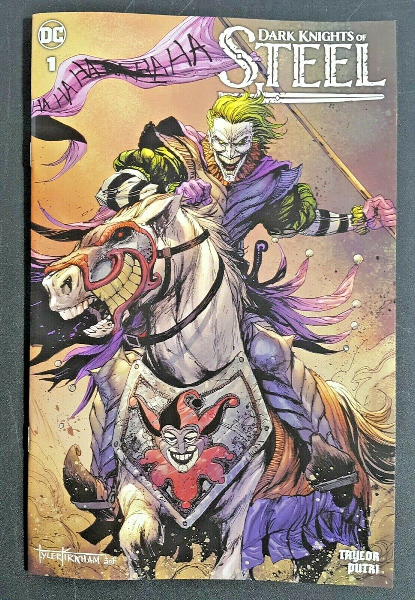 Dark Knights of Steel #1 variant cover by @TylerKirkhamArt

#DarkKnightsofSteel #Joker