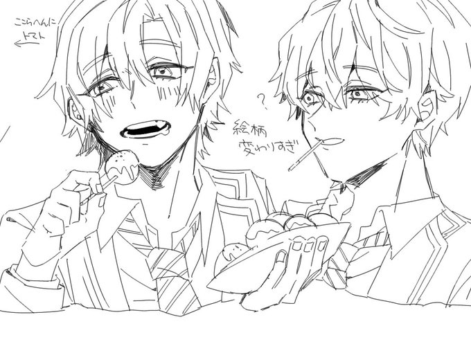 久々に推し描いた気がする 