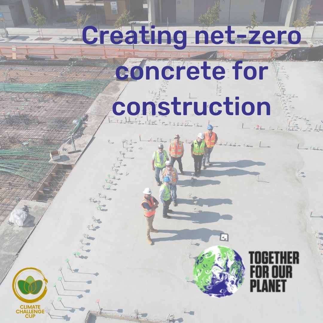 the_young_fdn's tweet photo. ‘Concrete accounts for 8% of global CO2 emissions’. COP26 #ClimateChallengeCup finalist @concrete4change has designed a way to inject carbon into concrete, and reduce the carbon footprint of concrete by 60%.

https://t.co/ee4RrBX26N https://t.co/r7KyccAqFD