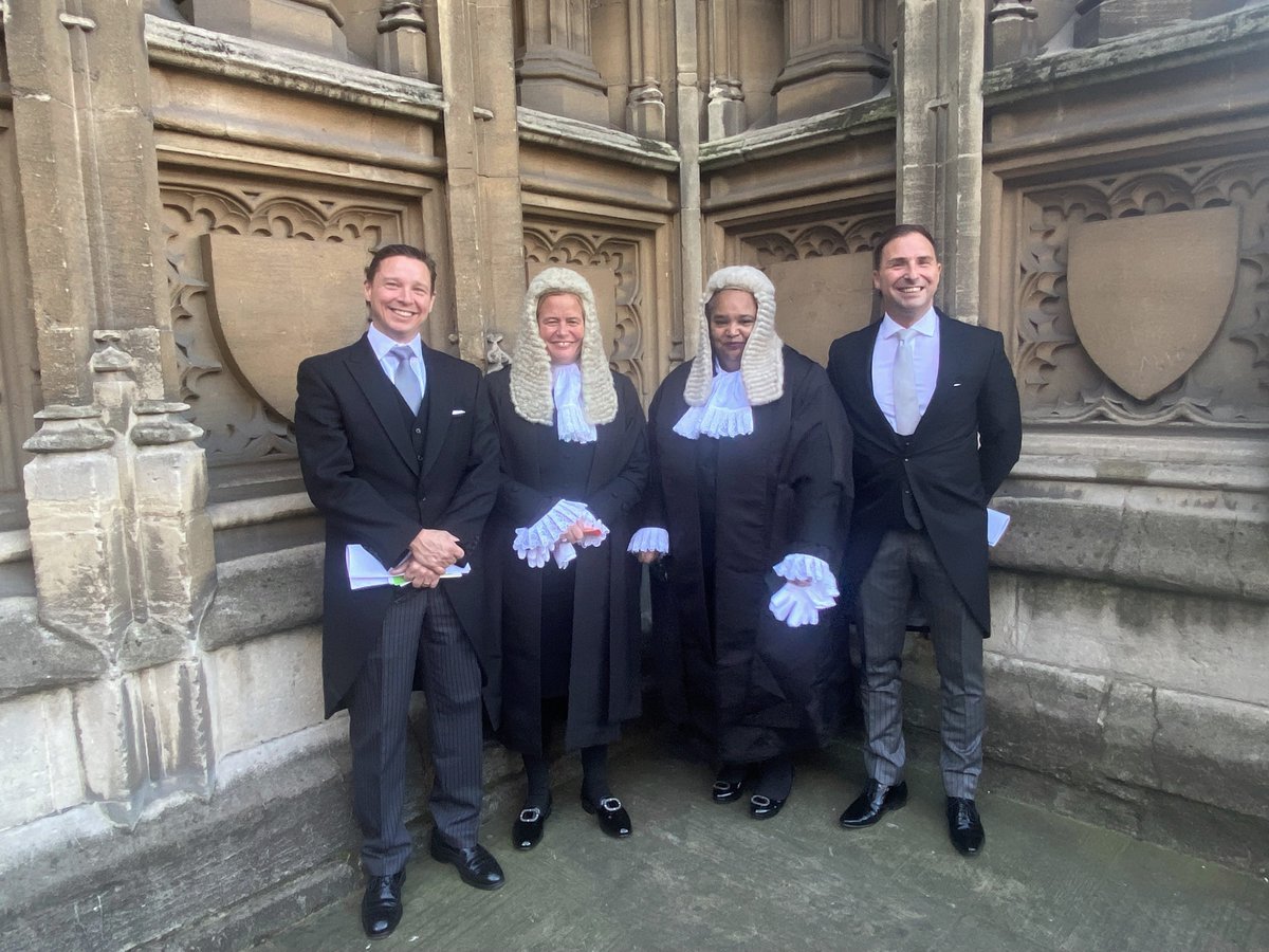 Silks Day is well underway and at <a href="/1gcfamilylaw/">1GC Family Law</a> we are wishing a warm congratulations to Denise Gilling QC and Sally Stone QC who were sworn in at Westminster Hall this morning. 

A very proud moment for Chambers.

#silksday #QC #newsilks