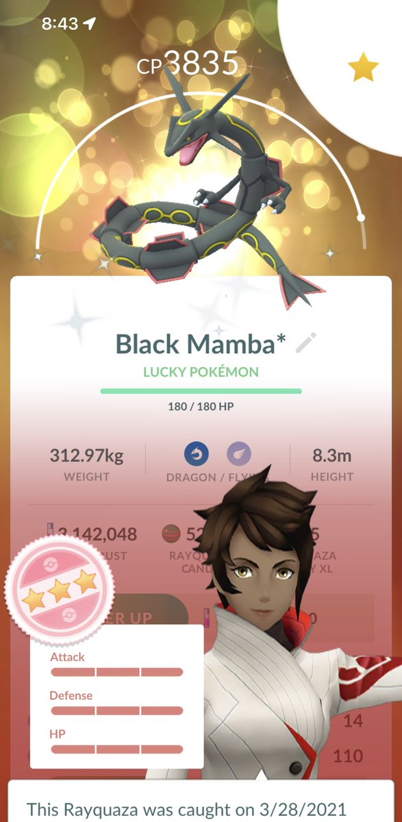spruesnstuds's tweet photo. In this edition of #maxoutmonday, we have my favorite shiny Pokémon which also happens to be a shlundo soooo obviously this ray ray’s full potential must be realized. 💪💪💪#pokemongo #shinypokemon https://t.co/svlWx7fZBj