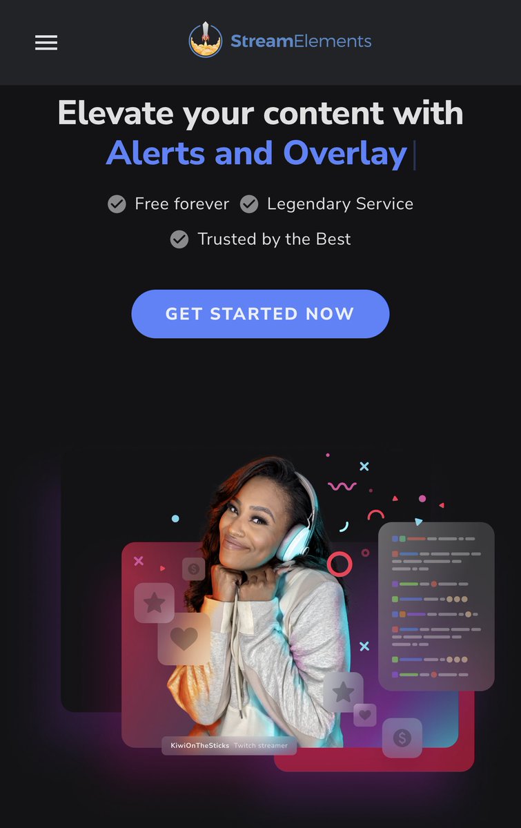 KiwiOnTheSticks's tweet photo. 🗣AAAAHHHHHHHHHHH!!! 

I woke up to my heccin face on the @StreamElements home page! Thank you so much for having me 💖💖💖💖 https://t.co/sVeXuu4Z4S