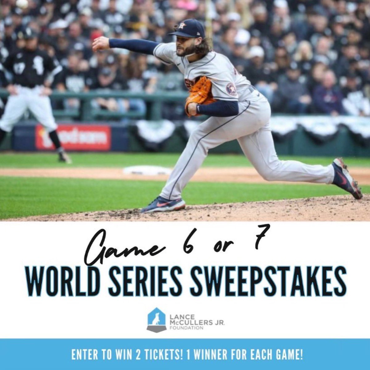 Back to the juice box!! Enter our sweepstakes for your chance to win 2 field level World Series tickets to game 6 or 7(if necessary) vs Atlanta! ⚾️ Link in BIO to enter!