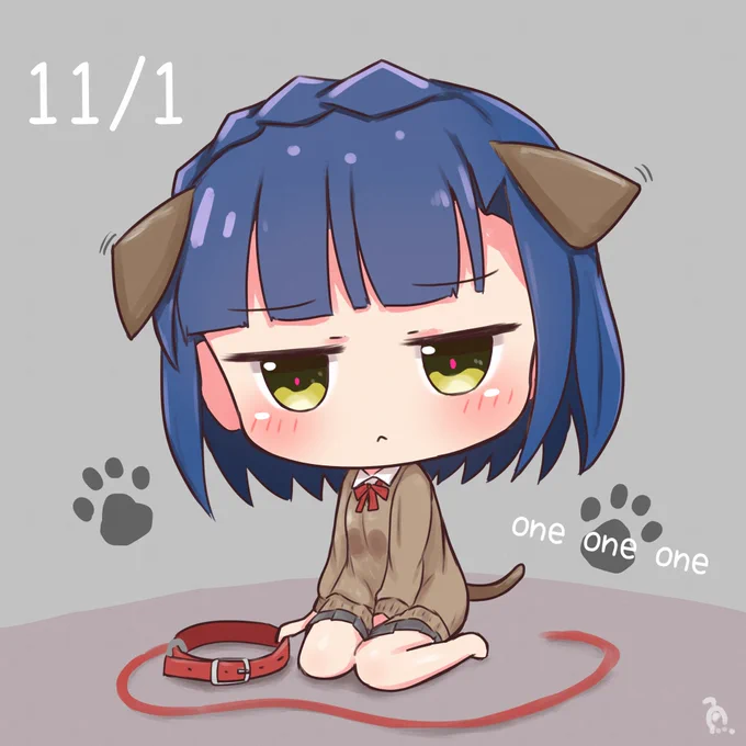 11/1は犬の日
#ミリシタ #七尾百合子 