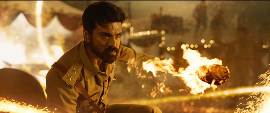 G7Times's tweet photo. #RRR, also starring #AjayDevgn and #AliaBhatt, will release in theatres on 7 January, 2022 .

 #RRRTeaser #RRRGlimpse #RamCharan #JrNTR https://t.co/IS1Dpay8lR