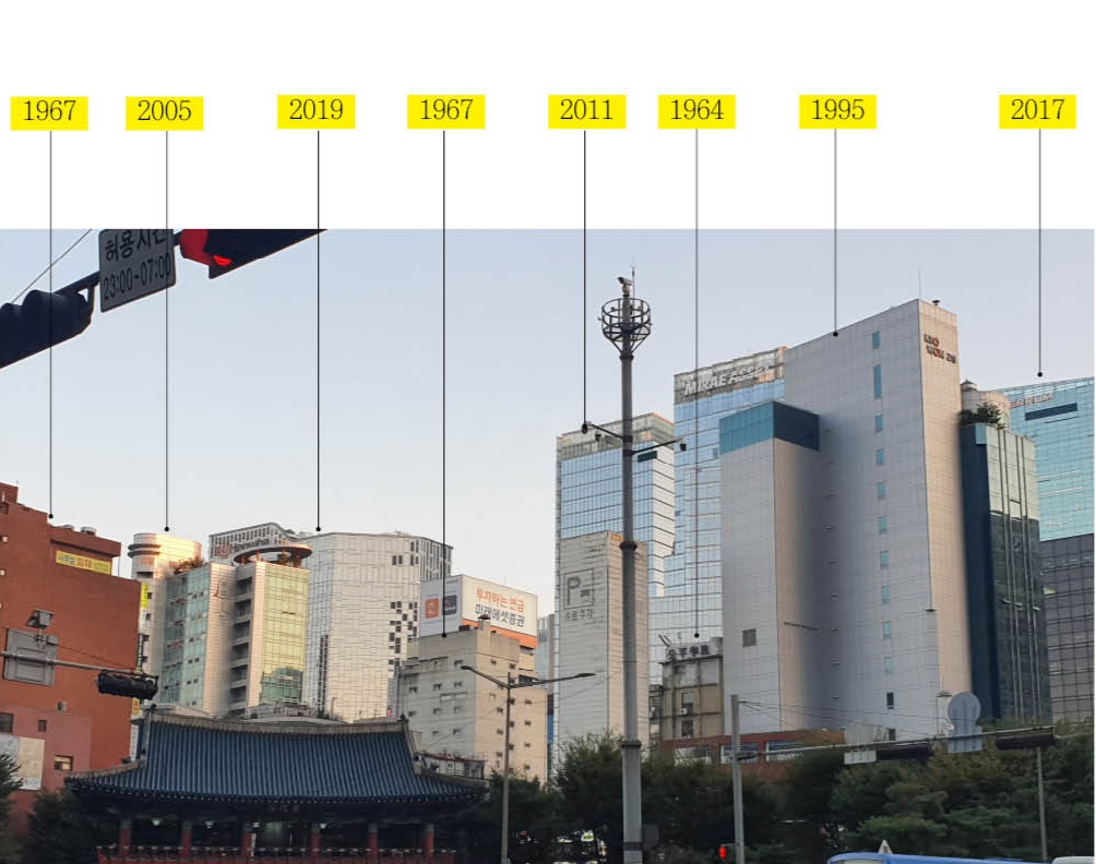 볼 때마다 1960년대 이후 현재까지 건축산업의 변화를 보여주는 장 아닐까 하는 생각이 든다.