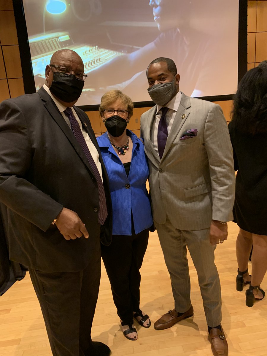Hi Basketball Fans,
Bowie State University is hosting the CIAA Tournament in Baltimore this year. Gordon Sampson, Susie Proctor, and Nick Mosby attended the kick-off reception. Don't miss the games.