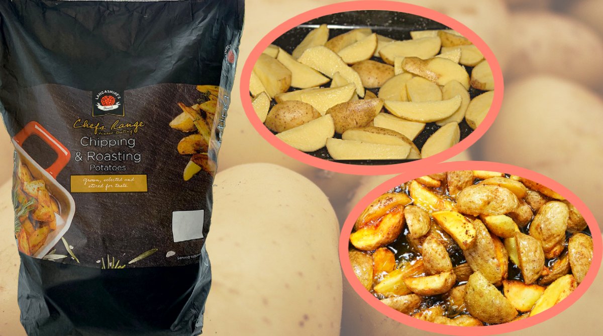 Lancashire's Finest Chefs range is going down a treat
We've just cooked wedges, sprinkled paprika, garlic powder, salt, pepper, and drizzled with olive oil, quick, simple and delicious
☎️ 01386 424800
#freshproduce #vegetables #potatoes #food #Farming #agriculture 
<a href="/JDRimmerSons1/">J & D Rimmer & Sons</a>