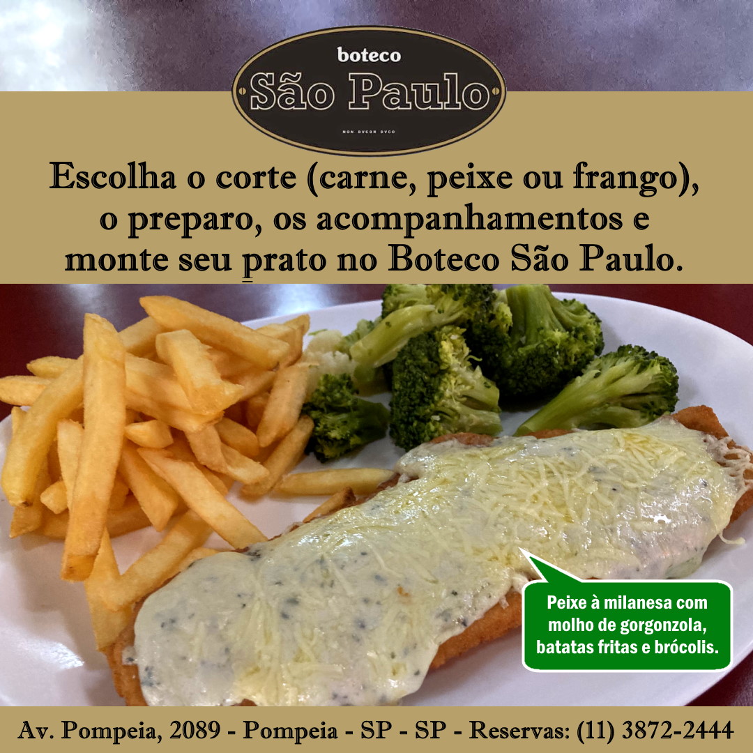 botecosaopaulo's tweet photo. Carne, frango ou peixe? Grelhado ou à Milanesa? Com salada, legumes, fritas...? No Boteco São Paulo é assim: além da "sugestão de #almoço do dia" (fixa), você também tem a opção de montar seu prato escolhendo corte, preparo e acompanhamentos do seu gosto. Bom demais! #botecosp https://t.co/MsL3tiPgYv