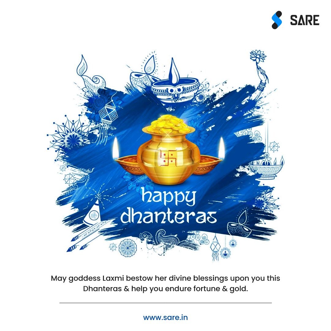 SareTeam_'s tweet photo. SARE wishes you & your family a happy and prosperous Dhanteras.
#Dhanteras #Roleit #Dhanteras2021 https://t.co/H05nOG0SwE