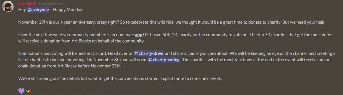 Art Blocks tweet media