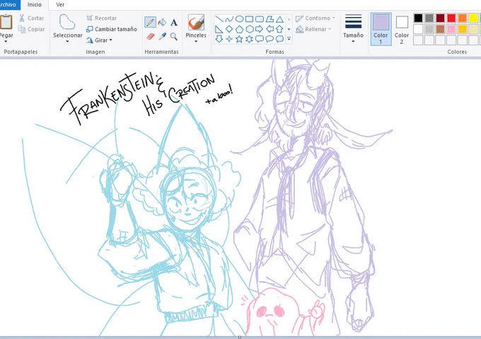 based on All Hallow's Eve by Doodlebloo

I love that cBeeduo dressed up as Frankenstein and his creation,, also Ghost Michael 