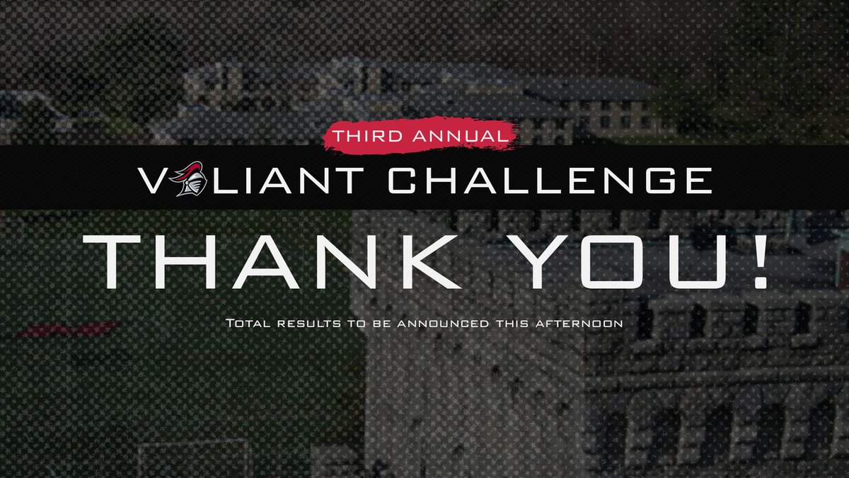 GoValiants's tweet photo. Manhattanville Athletics thanks our loyal community for supporting all of our programs throughout an outstanding 2021 #ValiantChallenge over the last three days. Stay tuned this afternoon for final results and prizes! #GoValiants https://t.co/pqNZk95Dxz