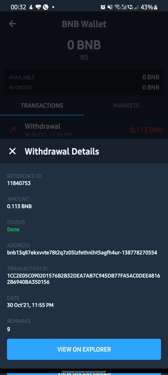 arshuisthehero's tweet photo. @WazirXIndia @WazirXCares @kucoincom @RobinhoodApp
Yet to recive this moeny email shared twice but still u guys revert there is error share details will refund but yet to recive this.
I have shared email also https://t.co/tsyHSjZUUS