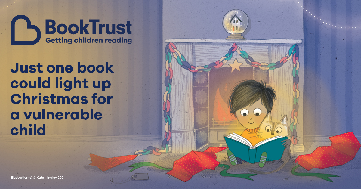 Booktrust's tweet image. Christmas won’t be magical for every child. 

This year we want to send more surprise festive book parcels than ever before and light up Christmas for 16,000 children who are vulnerable or in care. ✨ 

Can you help? booktrust.org.uk/xmas?utm_sourc… #JustOneBook