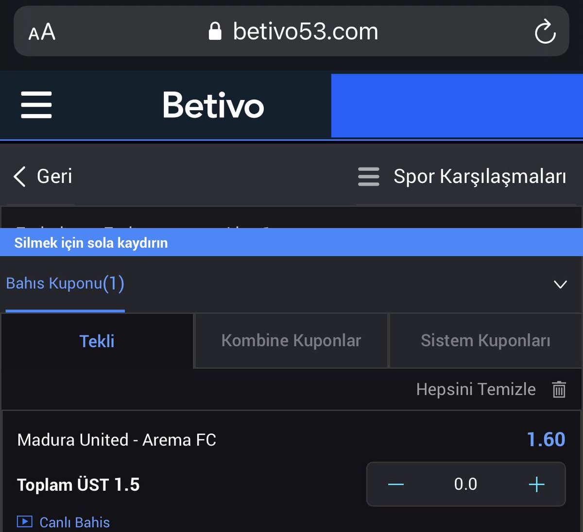 ⚽️Betivo / CANLI
<a href="/Betivo_Tr/">Betivo</a>

🎁%100 ve %50 Canlı İlk Yarırım Casino Bonusu 
🎁%100 Spor İlk Yatırım Bonusu

Link ; bit.ly/BETIVO

Destek için beğeni ve rt atmayı unutmayın 😎