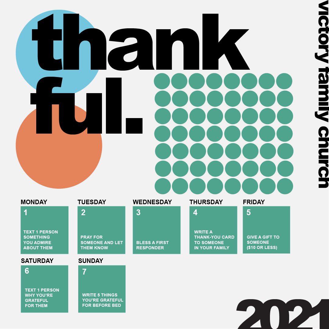 VictoryFamily_'s tweet photo. WEEK 1 #30DaysOfThankfulness

Let's start off this month strong with a daily act of thankfulness 💙 https://t.co/5rPCY3Xqzt