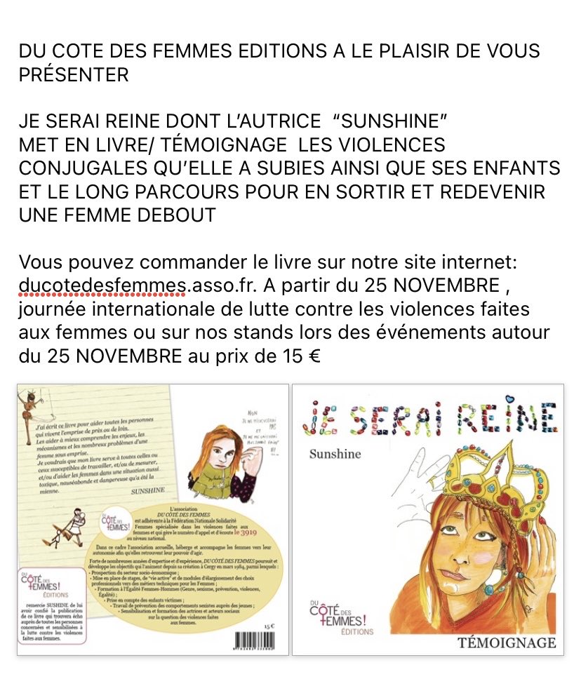 Du Côté Des Femmes (@dcdf95) on Twitter photo 